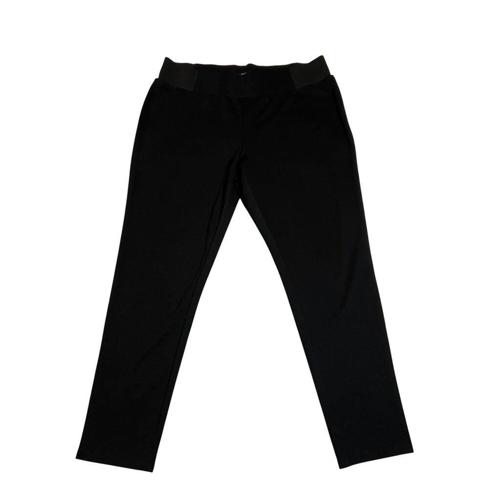 APT. 9 High Rise Pull On Ponte Pants Size XL Skinny Leg Minimalist Stretch